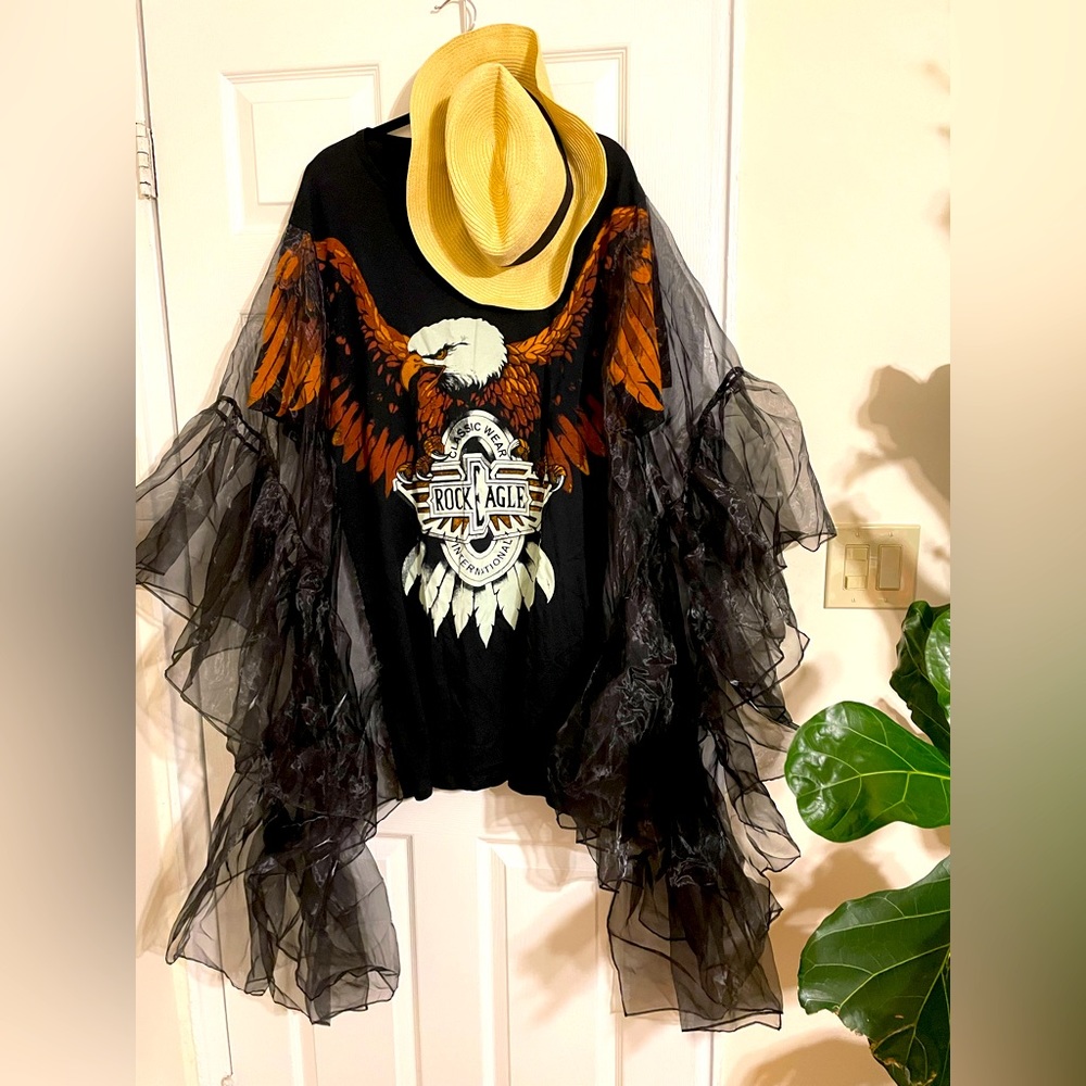 Eagle too with Chiffon Sleve